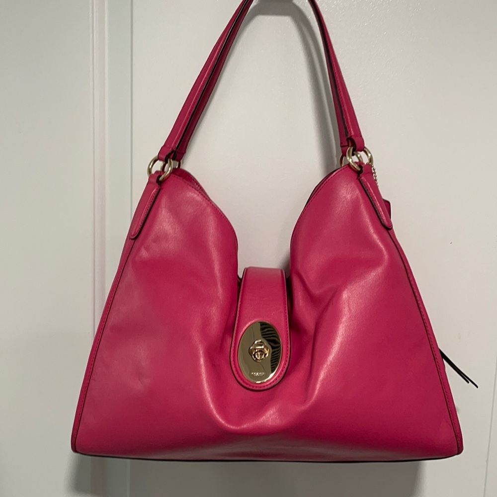 Coach satchel pink